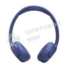 Беспроводные/проводные наушники JBL Tune 680NC синий, накладные, Bluetooth + проводной, адаптивное шумоподавление