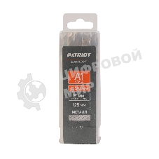 Сверло PATRIOT EXPERT по металлу, Р6М5К5, 9,0 мм, упаковка 5 шт