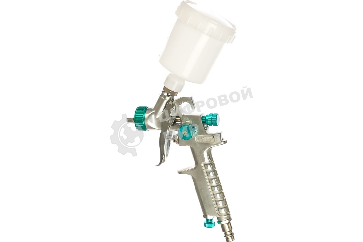 Краскопульт пневматический Stels ag 810 hvlp 57361 гравитационный сопло 0.8мм и 1мм