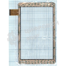 Сенсорное стекло (тачскрин) SQ-PGA116BO1-FPC-AO, черное