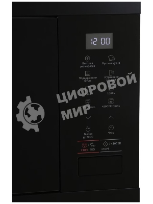 Микроволновая печь встраиваемая Samsung MG22M8054AK/BW черный, 22 л, 850 Вт, переключатели - сенсор