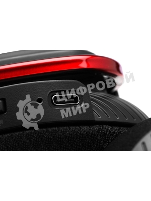 Гарнитура Bloody MR720 чёрный, беспроводная + проводная, радиоканал/Bluetooth/mini jack 3.5 мм, до 44 ч, подсветка