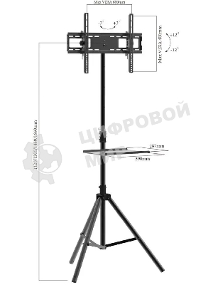 Подставка для телевизора Arm Media TR-STAND-2 черный, 32