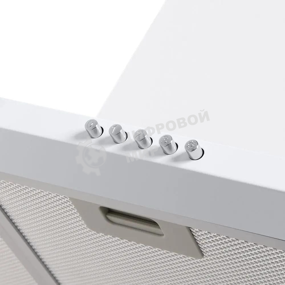 Вытяжка купольная Maunfeld Cork 60, белый, 60 см, 620 куб. м/ч, 47 дБ