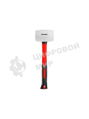 Киянка резиновая Matrix 11196 450 г, белая резина, фибергласовая рукоятка