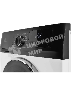 Стиральная машина Zugel ZWS7120I Inverter Steam белая, загрузка фронтальная 7 кг, 1200 об/мин, класс A+++