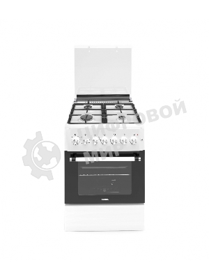 Комбинированная плита REEX RPF-60 WH 4 Газовые конфорки Электрическая духовка