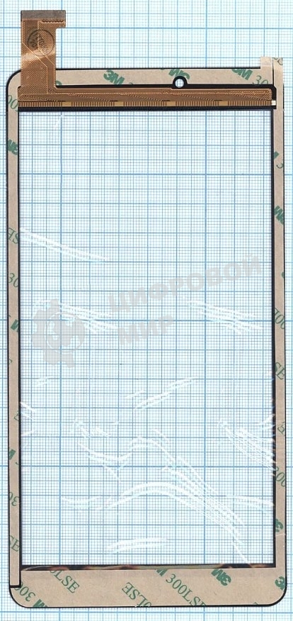 Сенсорное стекло (тачскрин) ZHG-0115B, черное