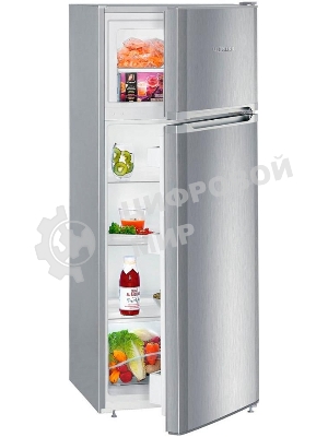 Холодильник Liebherr CTELE 2531-26 001 серебристый двухкамерный 189/44л морозилка сверху