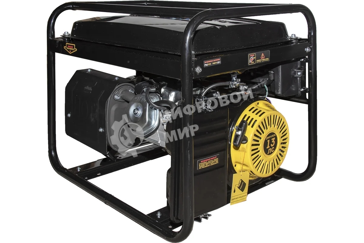 Электрогенератор бензиновый Huter DY6,5LX, 5.5 кВт, 71 дБ, 76.6 кг