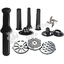 Мясорубка электрическая Hiberg MG 990 Y бежевый, 2000 Вт, 2.0 кг/мин, реверс, защита от перегрузки, насадки - 6