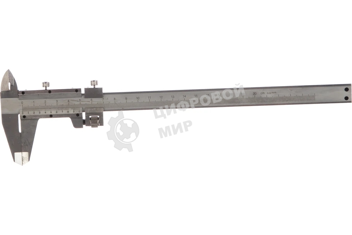 Штангенциркуль Matrix 200 мм цена деления 0.02 мм металлический с глубиномером