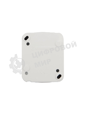 Розетка одноместная Kranz Mini OG открытой установки с заземлением, IP54 белая