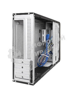 Компьютерный корпус Desktop ExeGate MI-207U-450W-8 EX288783RUS(miniITX/mATX, БП M450 с вент. 8см, 1*USB+1*USB 3.0, аудио, черный)