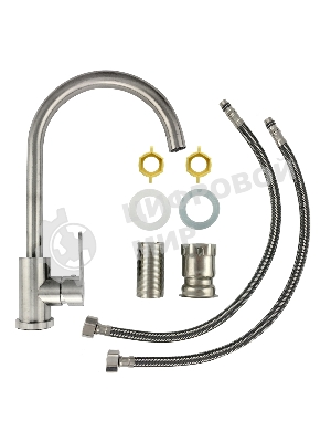 Смеситель MAGNUS 9101 кухонный, из нержавеющей стали марка 304