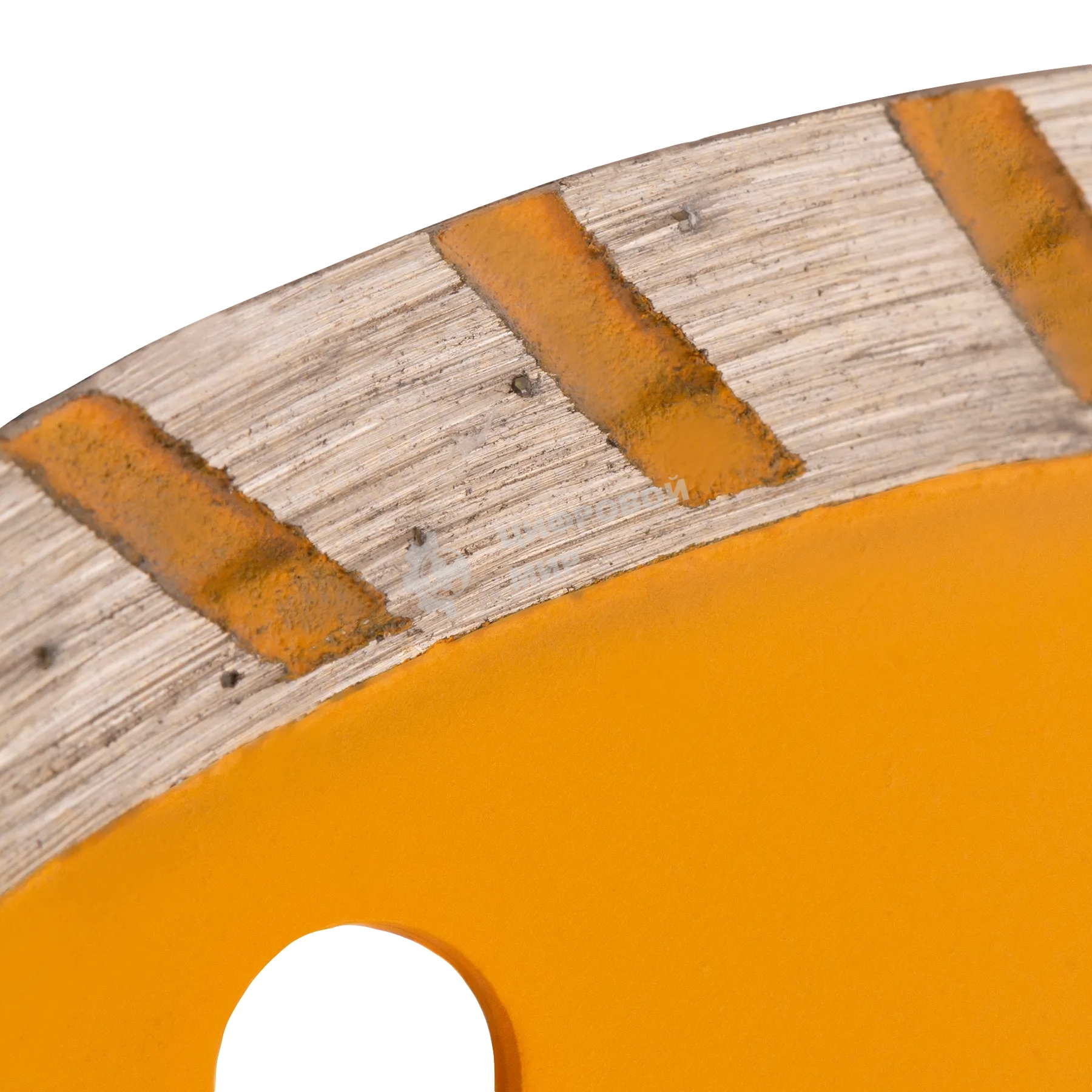 Диск алмазный отрезной Denzel ф125 х 22,2 мм, турбо, сухое резание