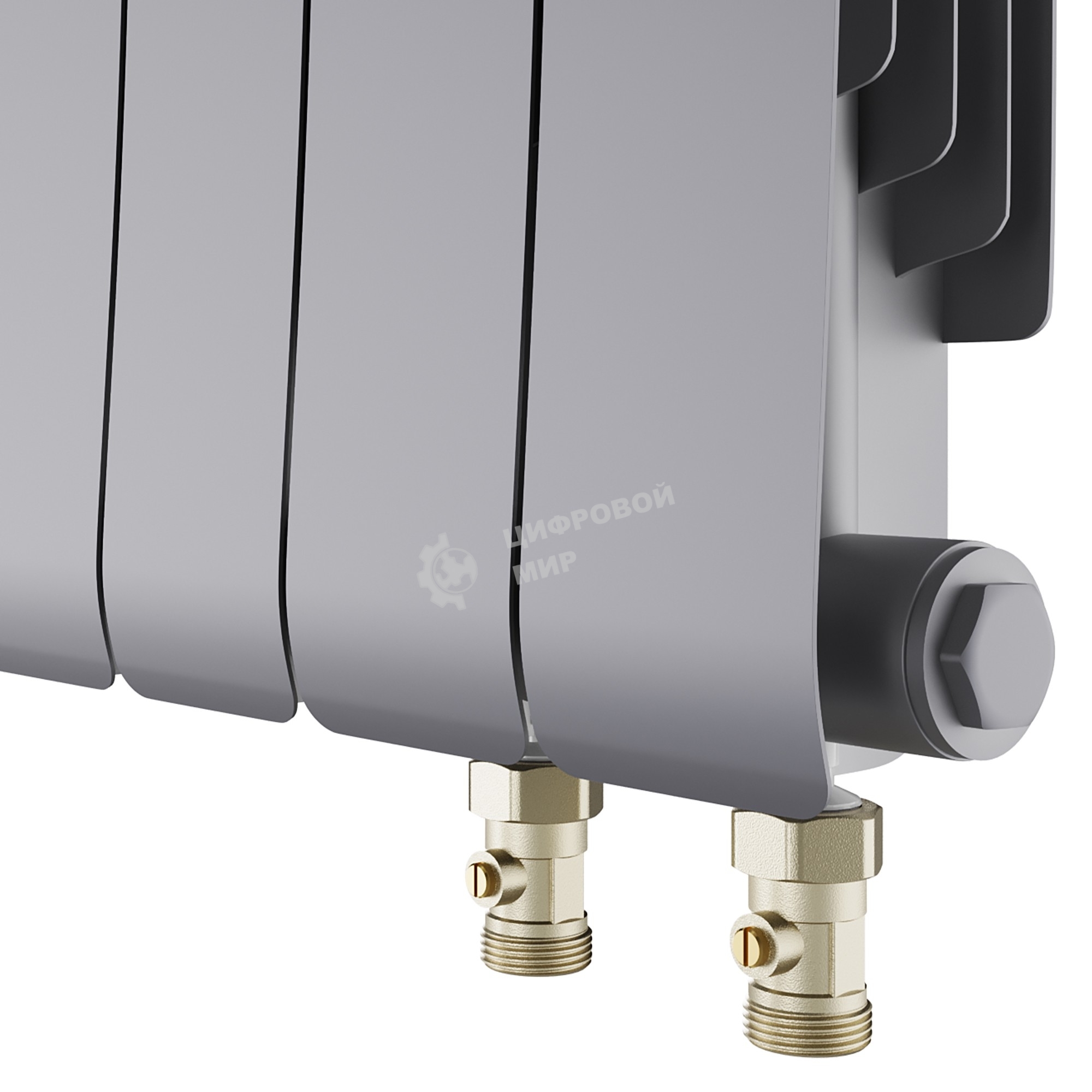 Радиатор Royal Thermo Infinity 500 Silver Satin VR80 - 10 секц.