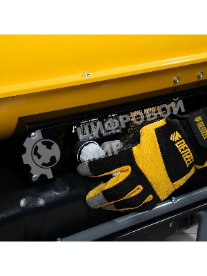 Дизельная тепловая пушка Denzel NHG-30i, 30 кВт, 750 м3/ч, непрямой нагрев, цифровой термостат