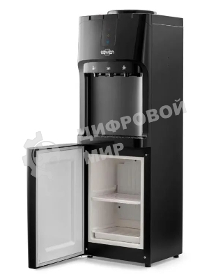 Кулер для воды Vatten V02NE, верхняя загрузка, нагрев 90 °С, охлаждение 15 °С, черный