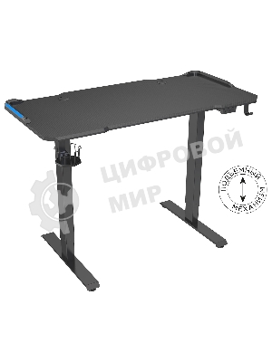 Стол игровой Cactus CS-ED-GbK столешница МДФ карбон, каркас черный