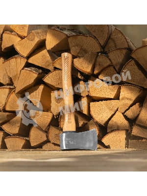 Топор кованый Denzel 1130 г, американский тип, буковая рукоятка, 430 мм, EFP