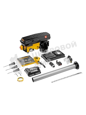 Станок сверлильный Denzel DDM-550L, 550 Вт, 16 мм, 12 ск., лазер, настольный