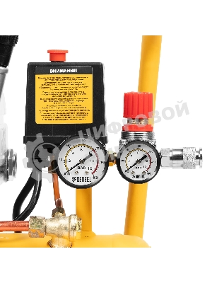 Компрессор воздушный Denzel DC1500/24 прям. привод, 1,5 кВт, 24 литра, 220 л/мин