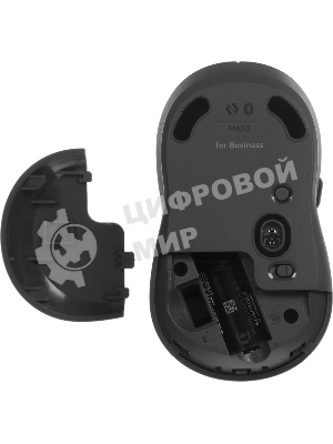 Комплект клавиатура+мышь Logitech Signature MK650 беспроводной, USB + Bluetooth, 4000 DPI, серый/чёрный