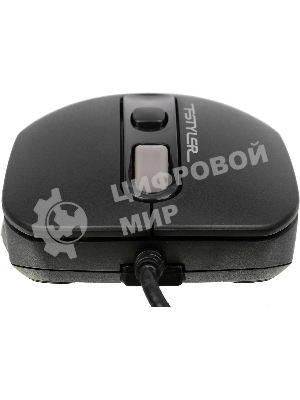 Мышь проводная A4Tech Fstyler FM10 черный/серый, 1600 dpi, USB, кнопки - 4