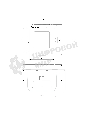 Встраиваемая LED подсветка WERKEL (черный) W1154308