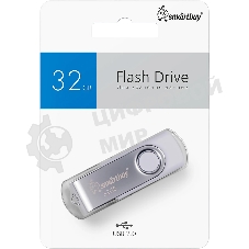 Флешка USB SmartBuy 032GB Twist White (SB032GB2TWW)