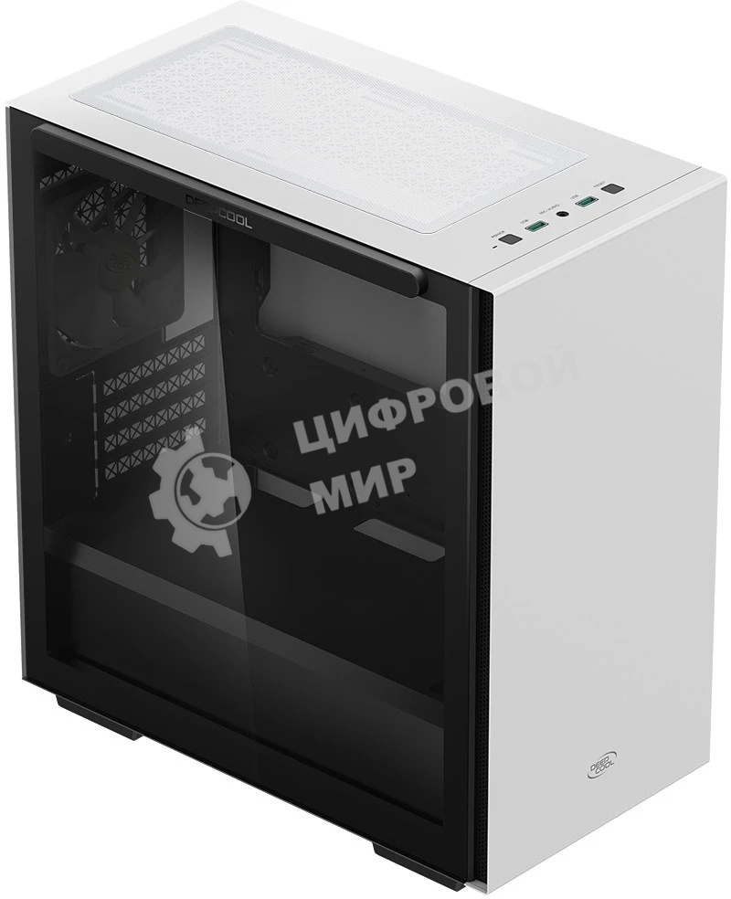 Компьютерный корпус Deepcool MACUBE 110 WH белый без БП ATX 1x120мм 2xUSB3.0 audio bott PSU