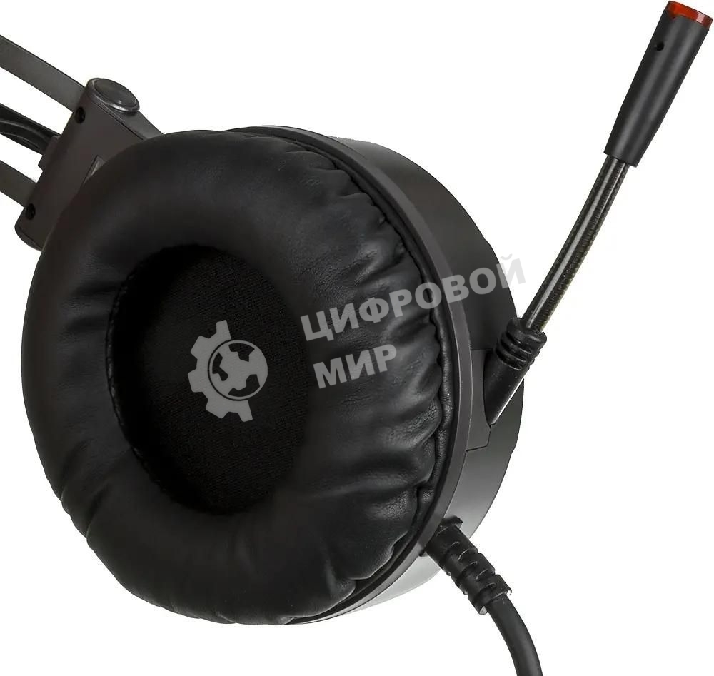 Гарнитура проводная с микрофоном A4Tech G530 черный/серый 1.8м мониторы оголовье