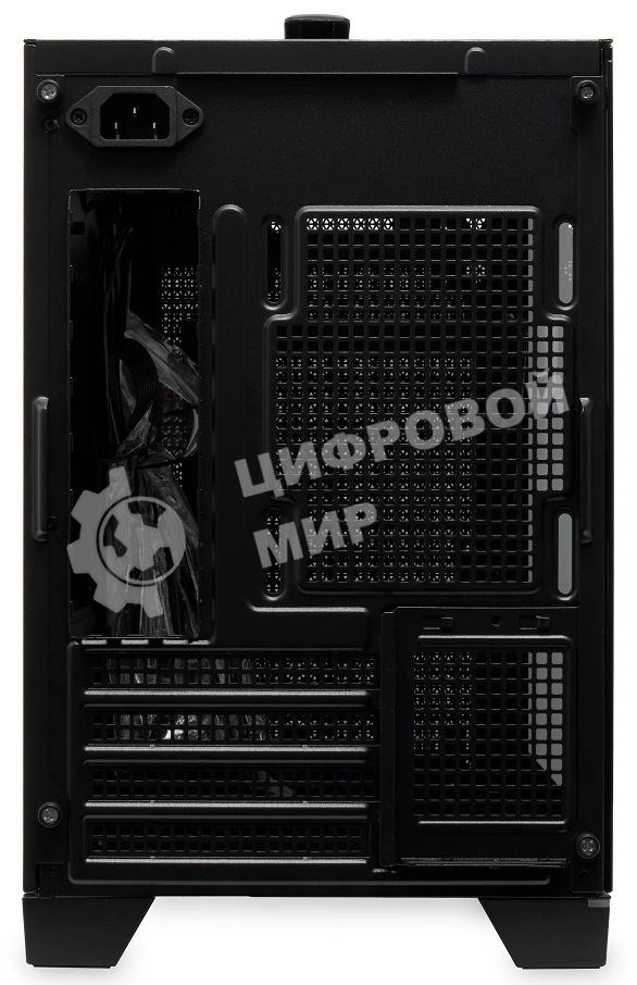 Компьютерный корпус без блока питания Case HSPD M211, Mesh Mini-tower, Black, TG, 0.7 SPCC, no fans,mATX, mITX, 175/330/150мм, 2x2.5