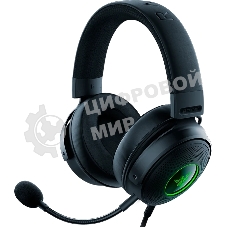 Гарнитура Razer Kraken V3 чёрный, проводная, USB, подсветка