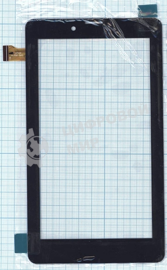 Сенсорное стекло (тачскрин) ZHPG-0452-R1, черное