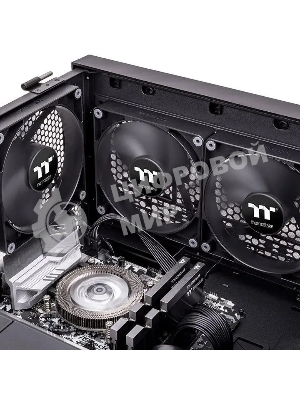 Комплект вентиляторов для корпуса Thermaltake CT140 (2 шт.) черный, 140 мм, 1500 об/мин, 30.5 дБ, 4 pin