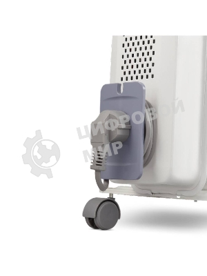 Обогреватель масляный Ballu CUBE BOH/CB-07W (7 секций), белый, 1500 Вт, 15 м2, механический термостат