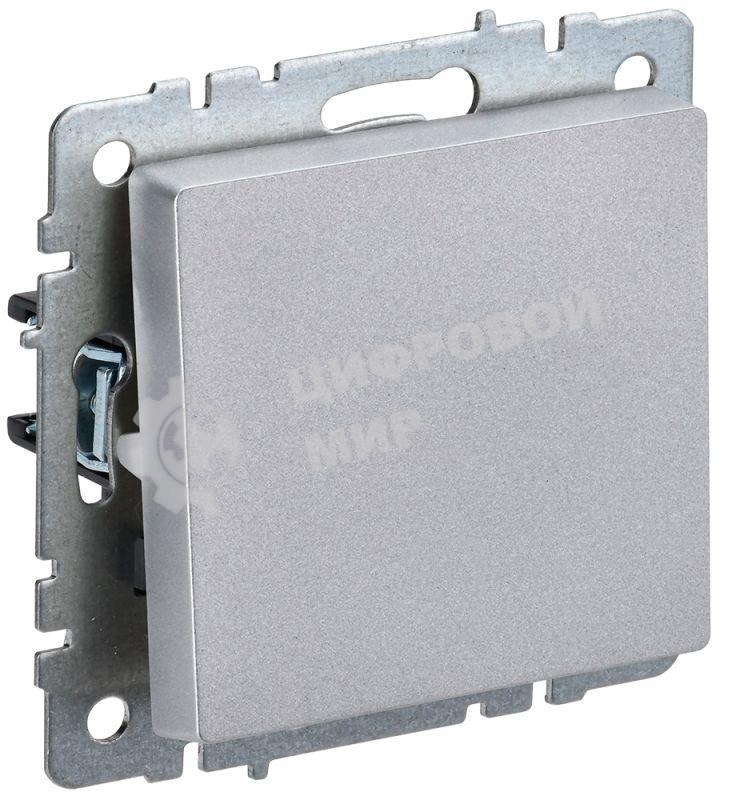 Выключатель проходной 1-кл. IEK BR-V12-0-10-K47 СП BRITE ВС10-1-6-БрА 10А алюм.