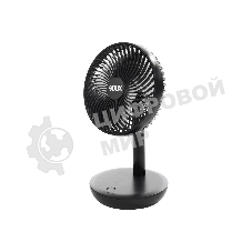 Вентилятор настольный DUX 60-0215 USB, черный, 6 Вт