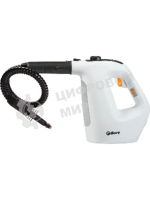 Пароочиститель Bort BDR-1500-RR, ручной, 1,5 кВт., давление 3 бар, пар 35 г/мин., t-пара 133 °С., бак 0,35 л.