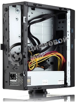 Корпус SlimDesktop Foxline FL-BQ5 220W black (mITX, USB 3.0x2, 220W) (FL-BQ5+FLX-220-U32)