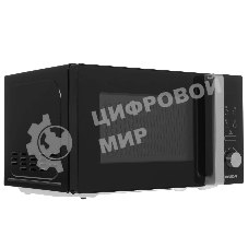Микроволновая печь Hyundai HYM-D3001 черный, 20 л, 700 Вт, переключатели - сенсор, поворотный механизм