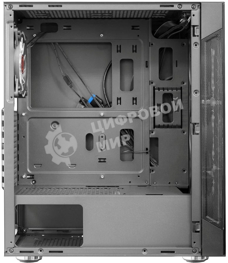 Компьютерный корпус Ginzzu CL280 FAN 12CM RGb*4 USB3.0 Window