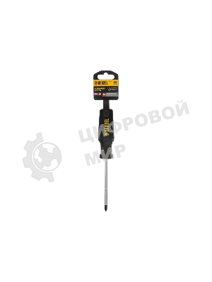 Отвертка Denzel PH1х100 мм, S2, 3к рукоятка