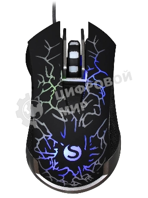 Мышь проводная SunWind SW-M705G черный, 3600 dpi, USB, кнопки - 6