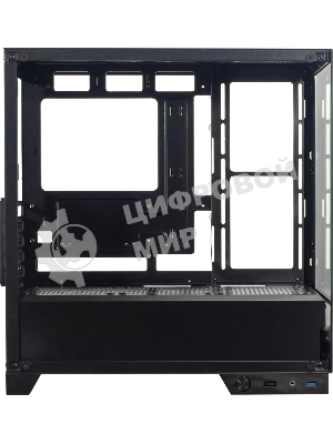 Компьютерный корпус AeroCool/Formula Cristal Z1M черный без БП mATX 2xUSB 2.0 1xUSB 3.0 audio bott PSU