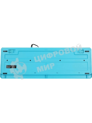 Клавиатура проводная A4Tech Fstyler FK10, USB, черный/синий