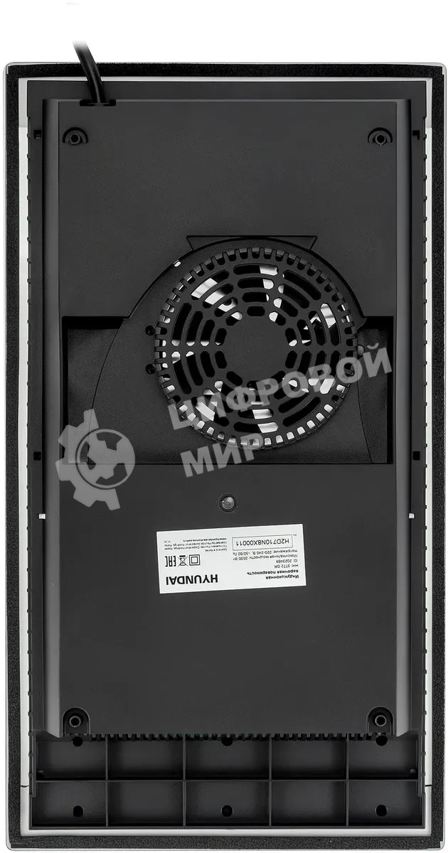 Индукционная варочная панель Hyundai HHI 3772 GR серебристый