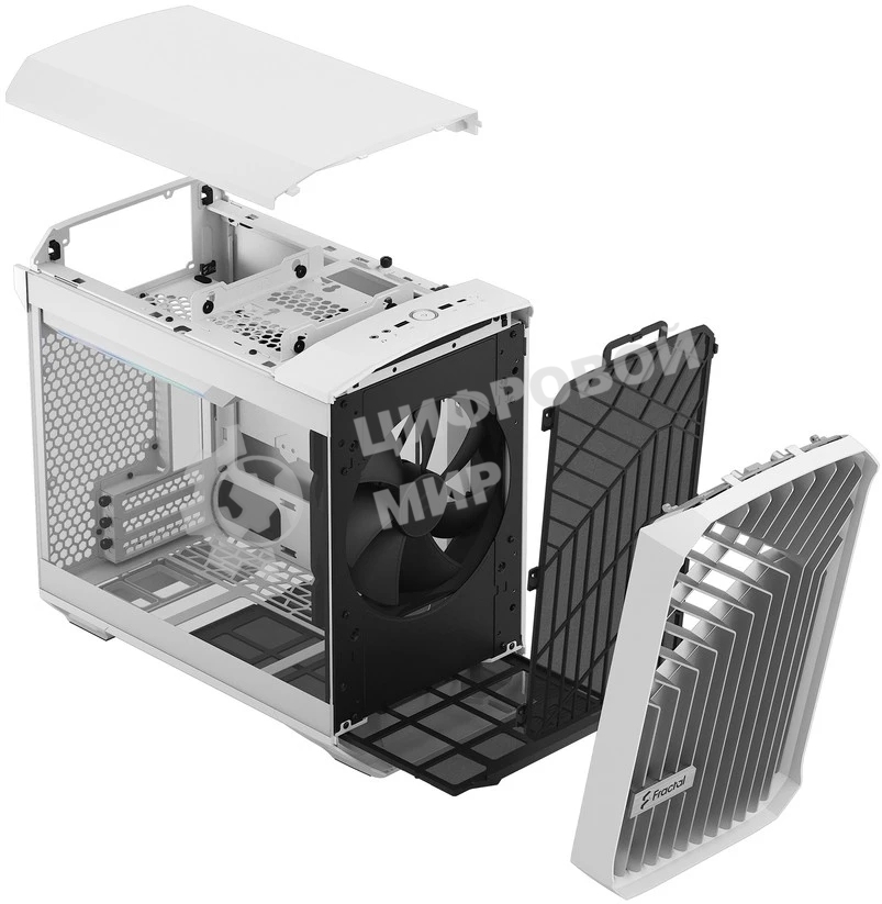 Компьютерный корпус Fractal Design Torrent Nano белый TG Clear Tint/FD-C-TOR1N-03